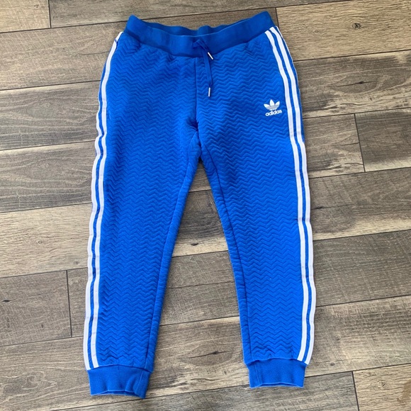 adidas jogger blue